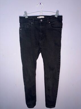 Zara Men Black Skinny Stretch Jeans